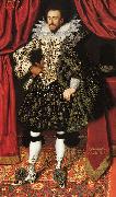 William Larkin Richard Sackville, 3rd Earl of Dorset oil on canvas